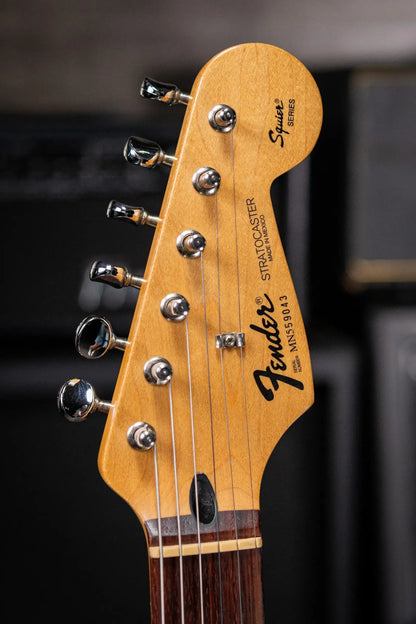 Fender MIM Stratocaster Electric Guitar - Black with Gig Bag - Used