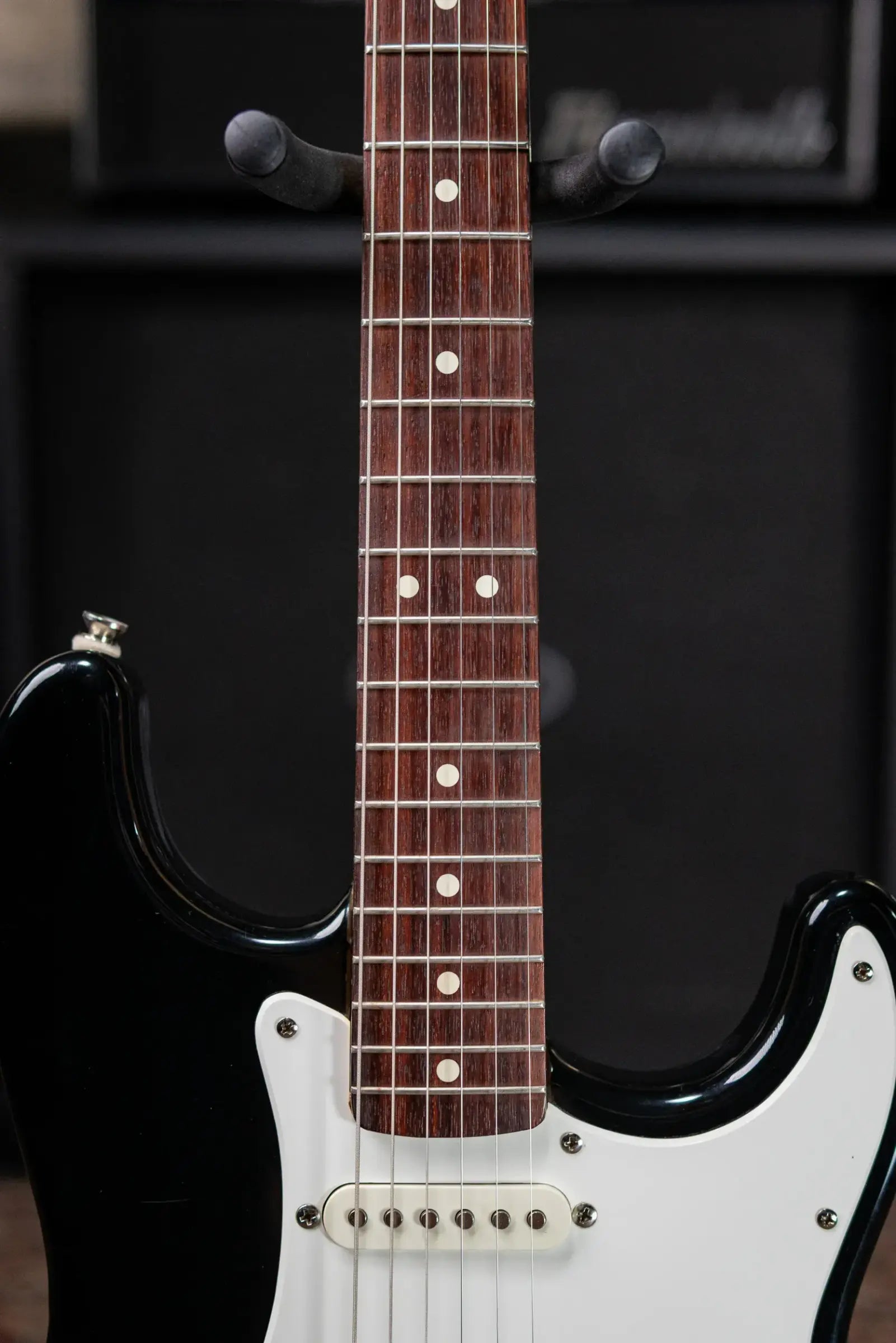 Fender MIM Stratocaster Electric Guitar - Black with Gig Bag - Used