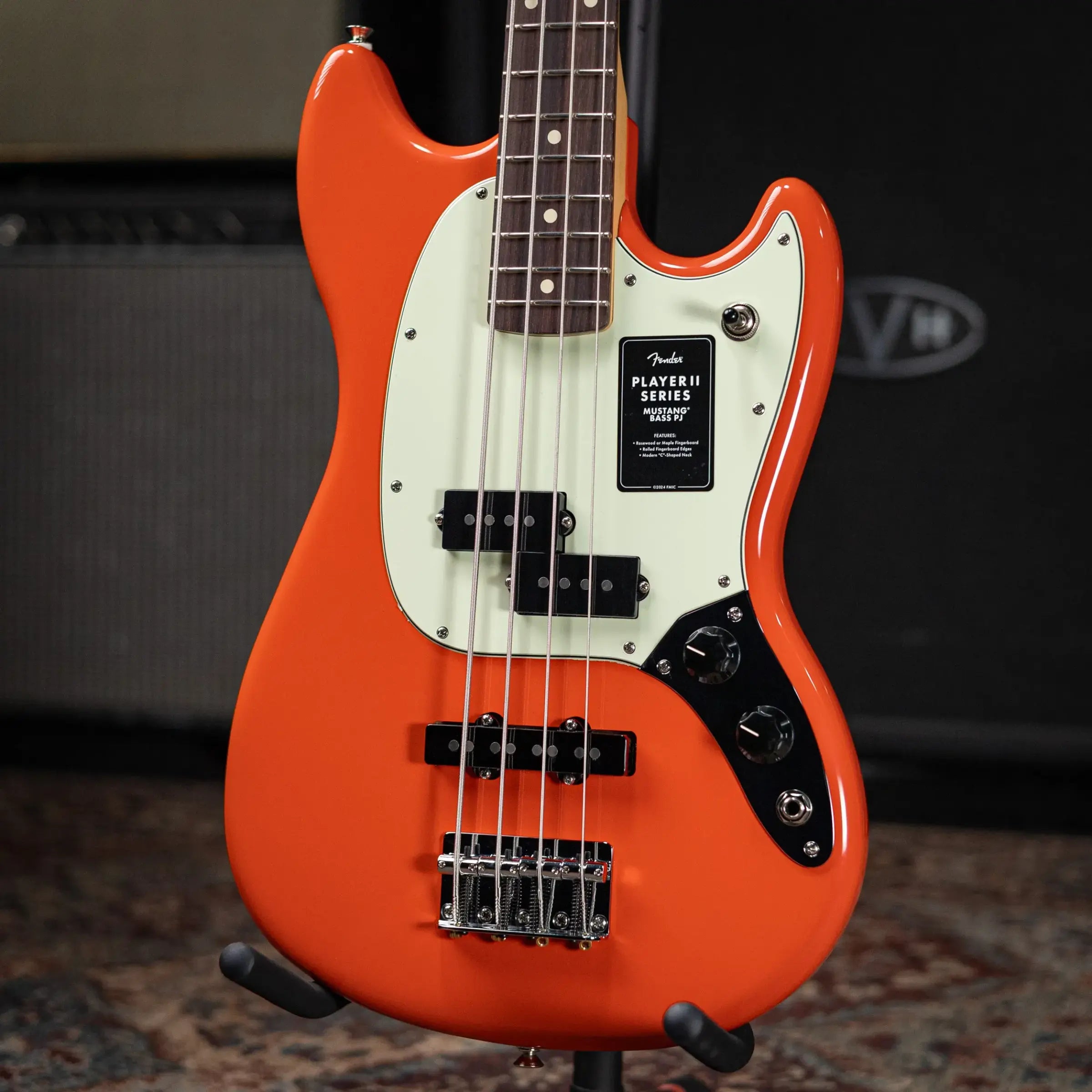 Fender Player II Mustang Bass PJ - Rallye Orange