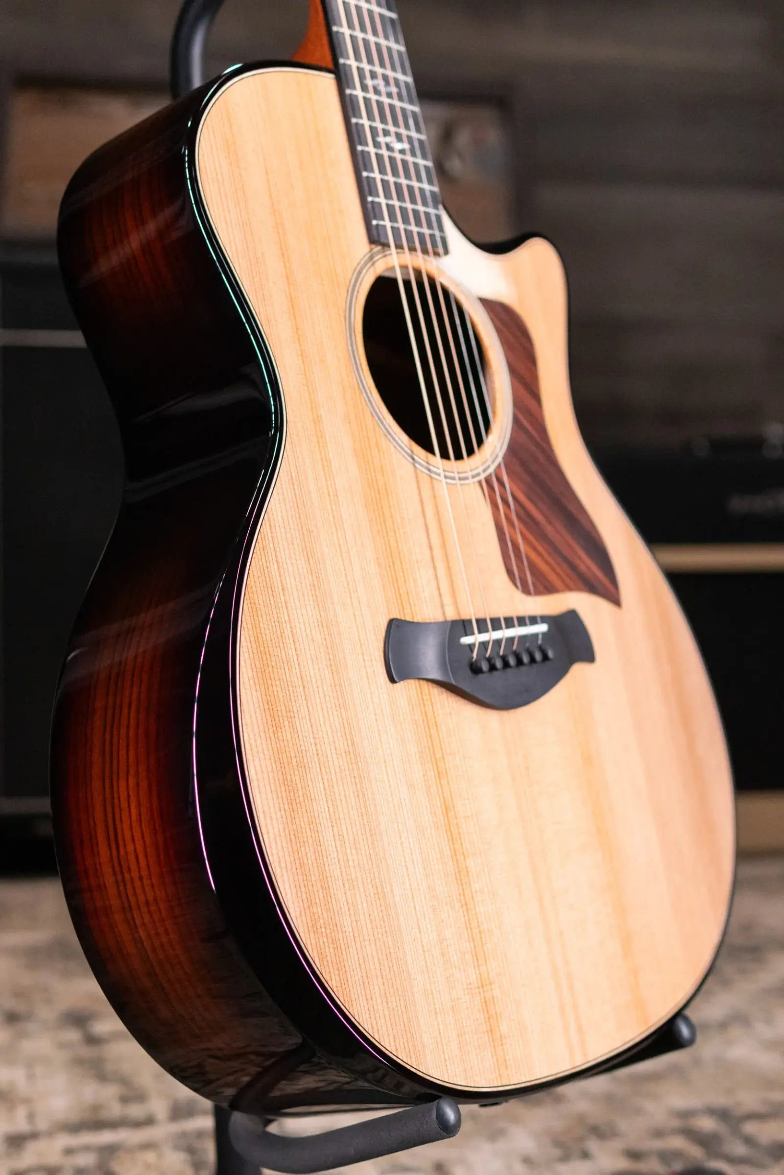 Taylor Custom Shop #C0709 Builder's Edition Grand Auditorium Acoustic/Electric Guitar with Hardshell Case