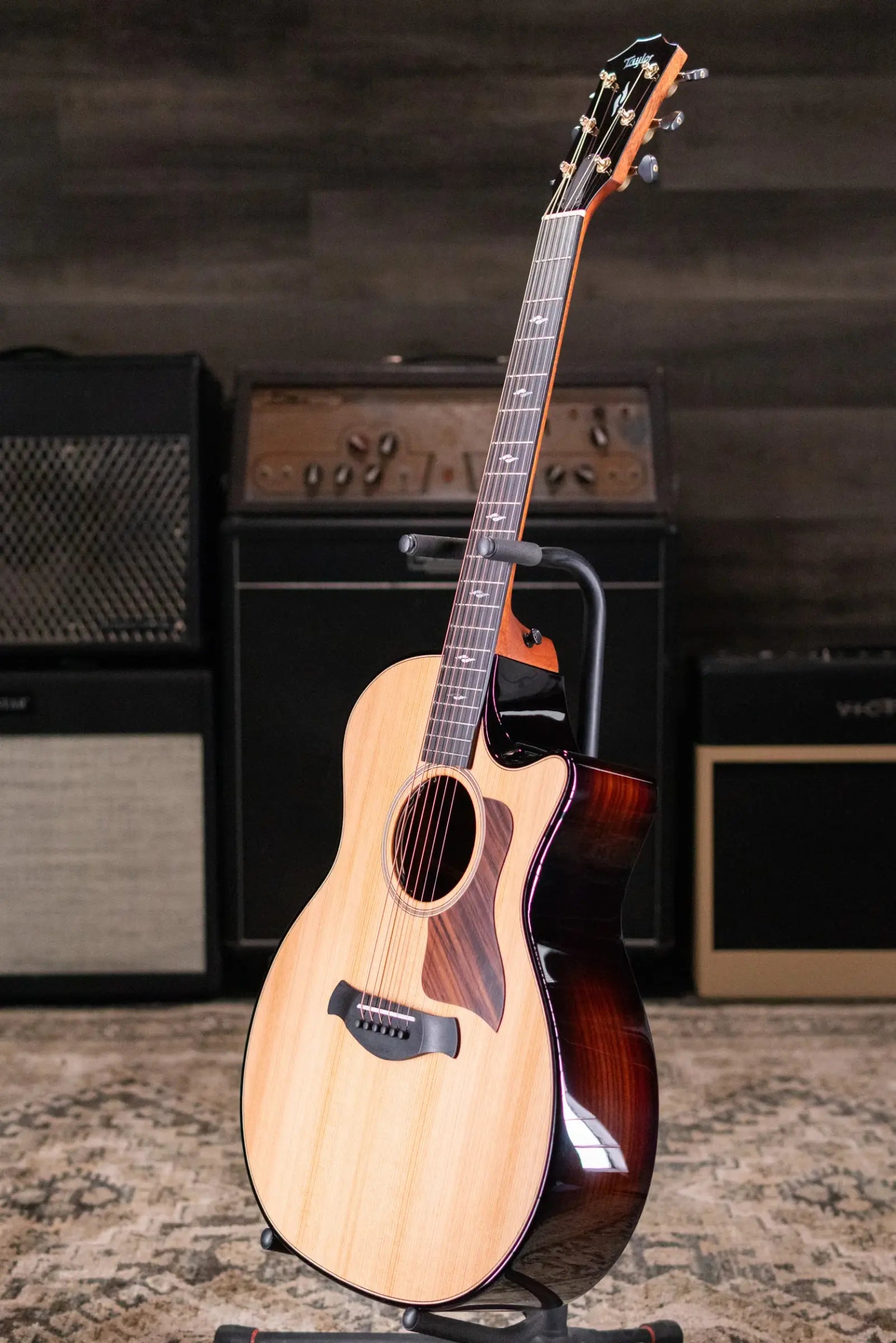 Taylor Custom Shop #C0709 Builder's Edition Grand Auditorium Acoustic/Electric Guitar with Hardshell Case