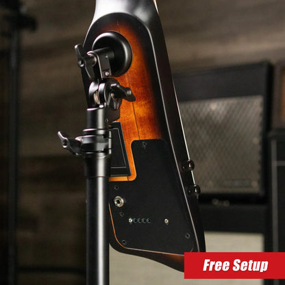 Ibanez Bass Workshop UB804 4-String Electric Upright Bass - Mahogany Oil Burst with Gig Bag