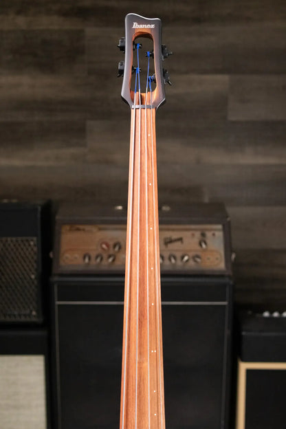 Ibanez Bass Workshop UB804 4-String Electric Upright Bass - Mahogany Oil Burst with Gig Bag