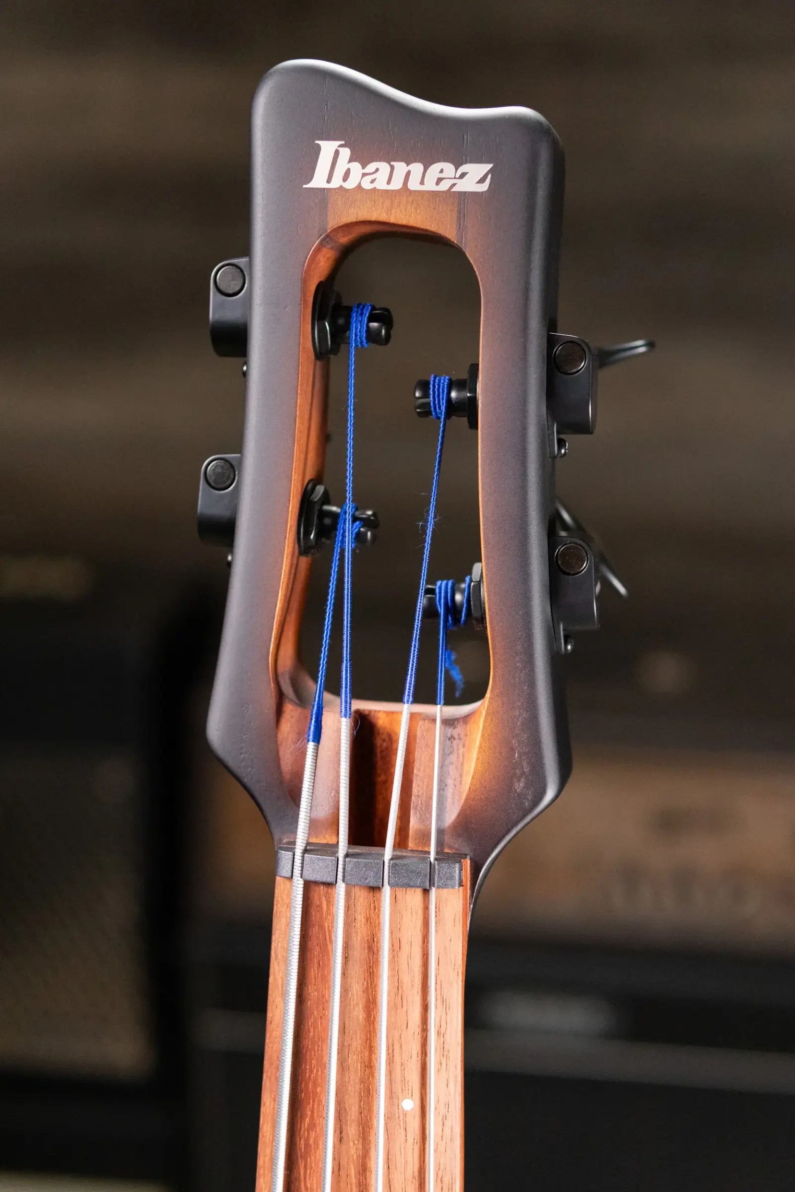 Ibanez Bass Workshop UB804 4-String Electric Upright Bass - Mahogany Oil Burst with Gig Bag