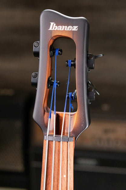 Ibanez Bass Workshop UB804 4-String Electric Upright Bass - Mahogany Oil Burst with Gig Bag
