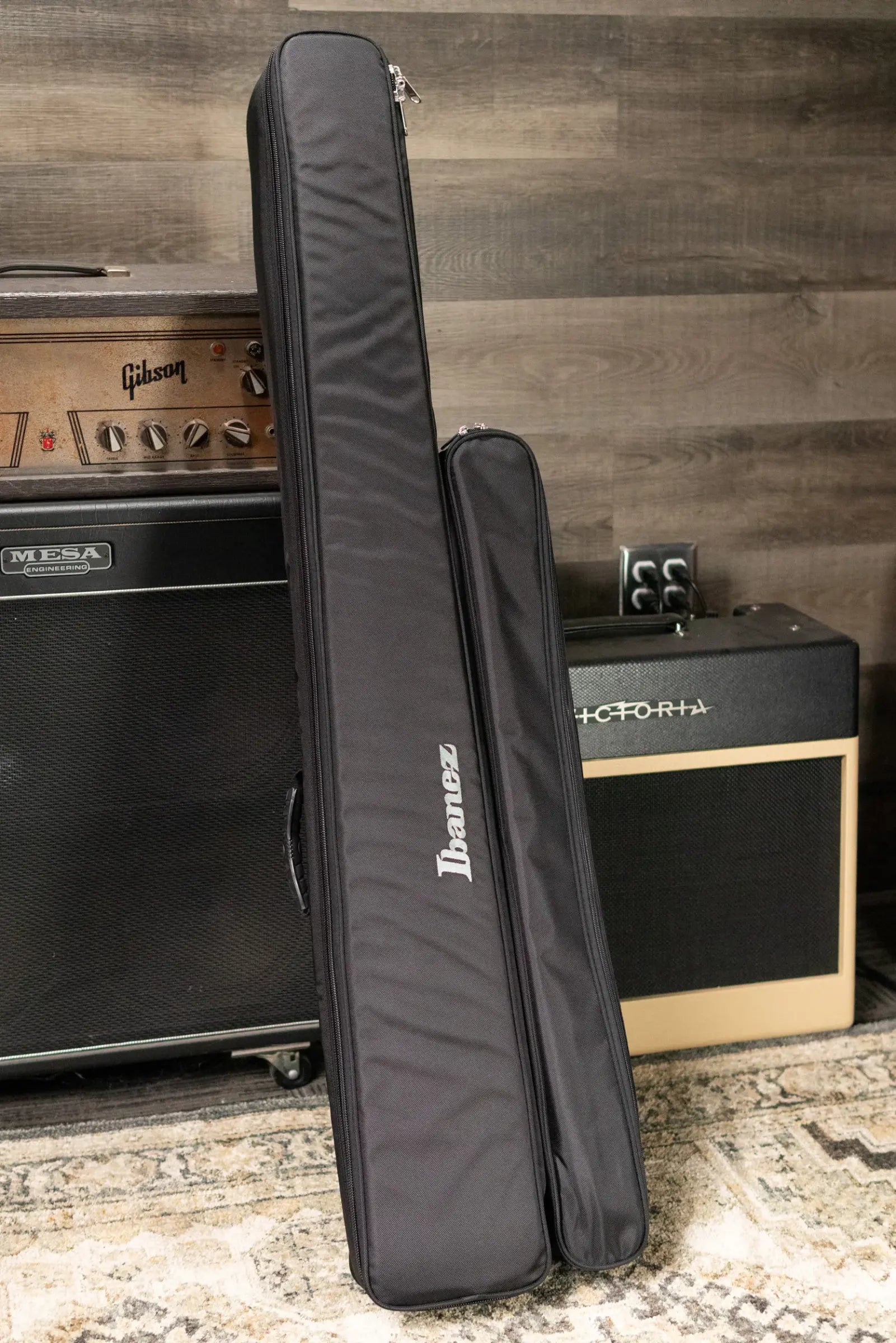 Ibanez Bass Workshop UB804 4-String Electric Upright Bass - Mahogany Oil Burst with Gig Bag