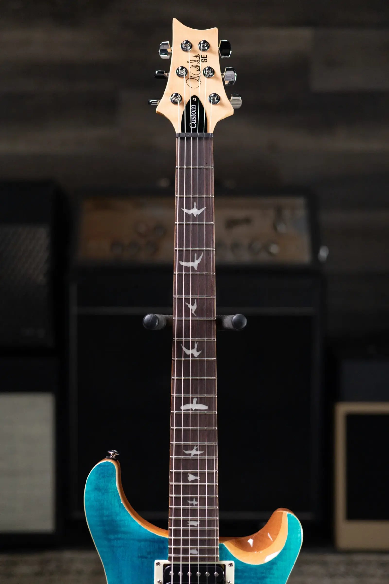 PRS SE Custom 24 Electric Guitar - Blue Matteo with Gig Bag