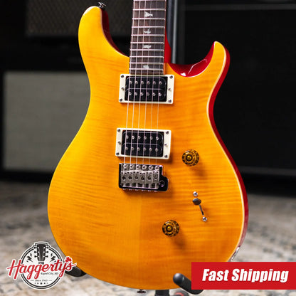PRS SE Custom 24 Electric Guitar - Vintage Yellow with Gig Bag