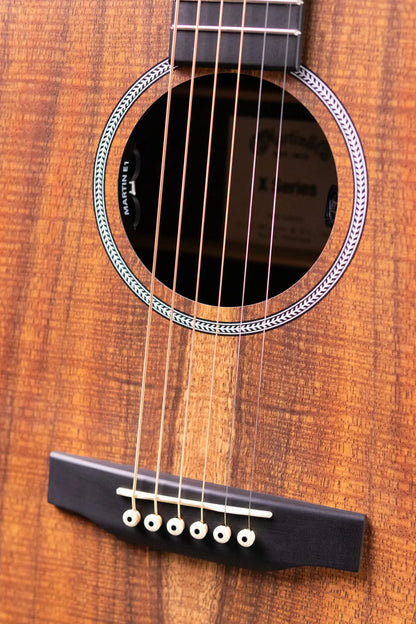 Martin D-X1E Dreadnought Acoustic/Electric Guitar - Koa with Gig Bag