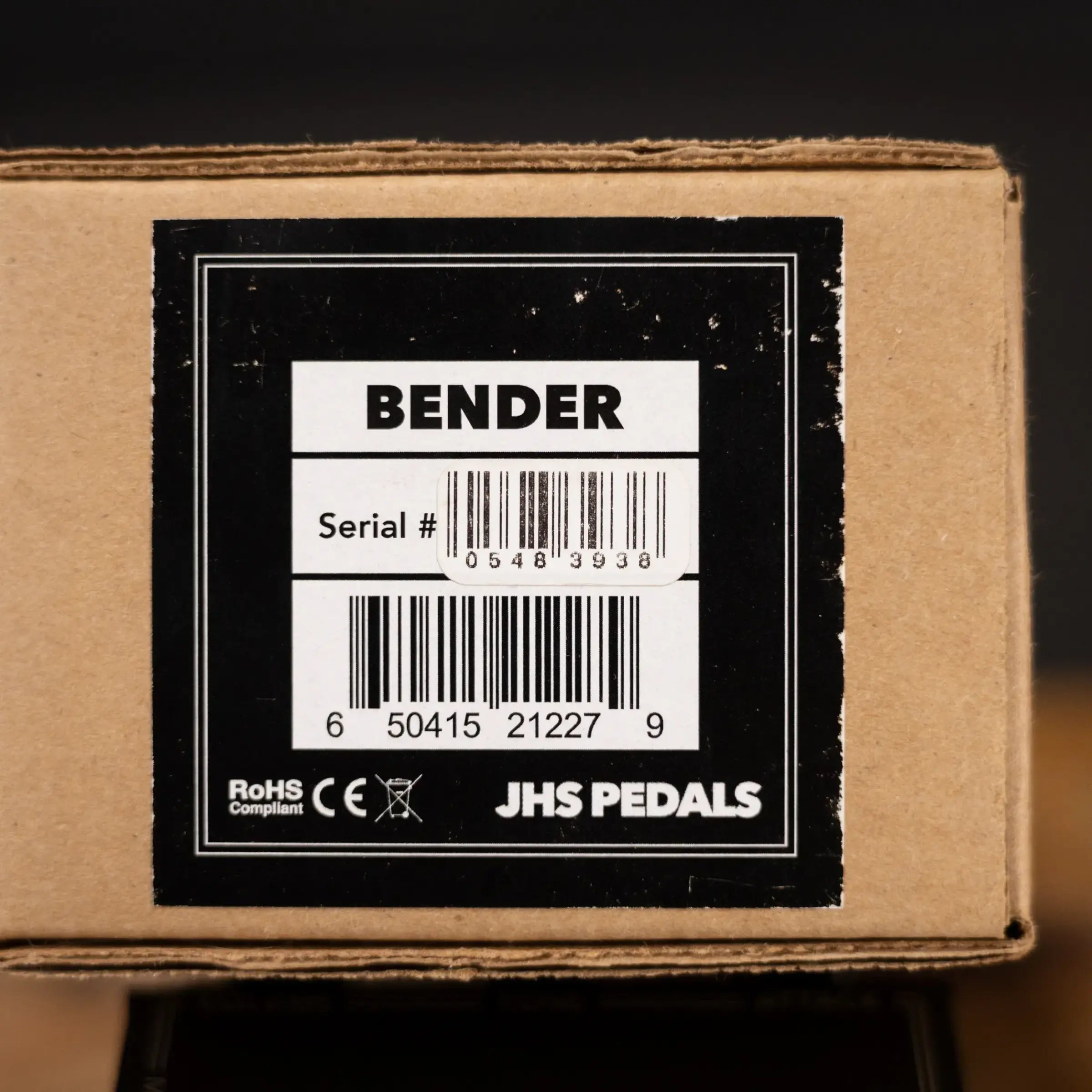 JHS Bender Fuzz Effect Pedal - Used
