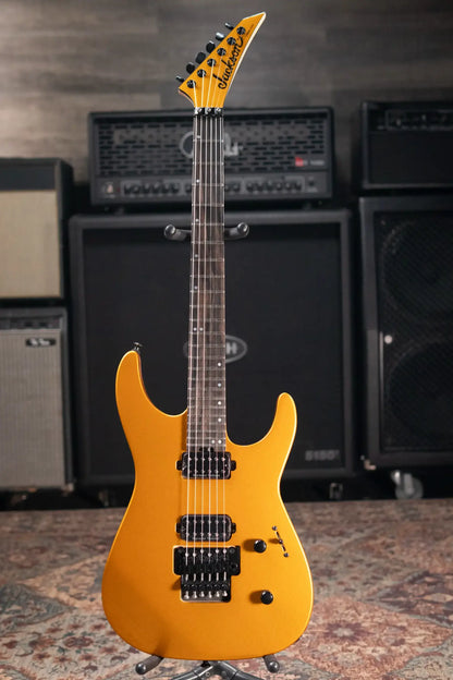 Jackson American Series Limited Edition Virtuoso Electric Guitar - Gold Rush with Soft Case - Demo