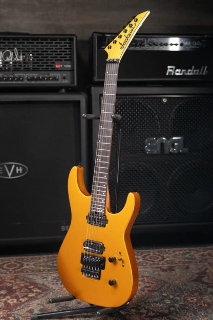 Jackson American Series Limited Edition Virtuoso Electric Guitar - Gold Rush with Soft Case - Demo