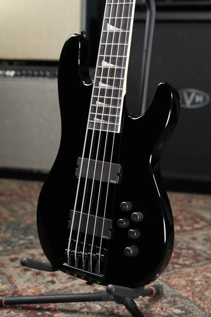 Jackson Legend Series Limited Edition Signature David Ellefson CB V Concert Bass - Black with Foam Core Case