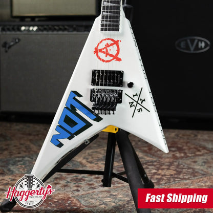 Jackson Legend Series Limited Edition Signature Scott Ian Rhoads RR22 Electric Guitar - Pearl White with Foam Core Case