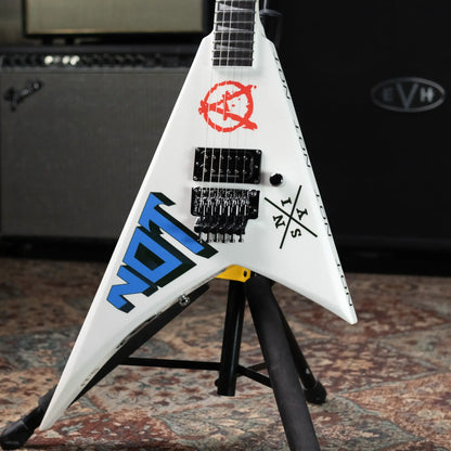 Jackson Legend Series Limited Edition Signature Scott Ian Rhoads RR22 Electric Guitar - Pearl White with Foam Core Case