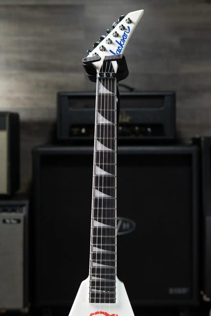 Jackson Legend Series Limited Edition Signature Scott Ian Rhoads RR22 Electric Guitar - Pearl White with Foam Core Case