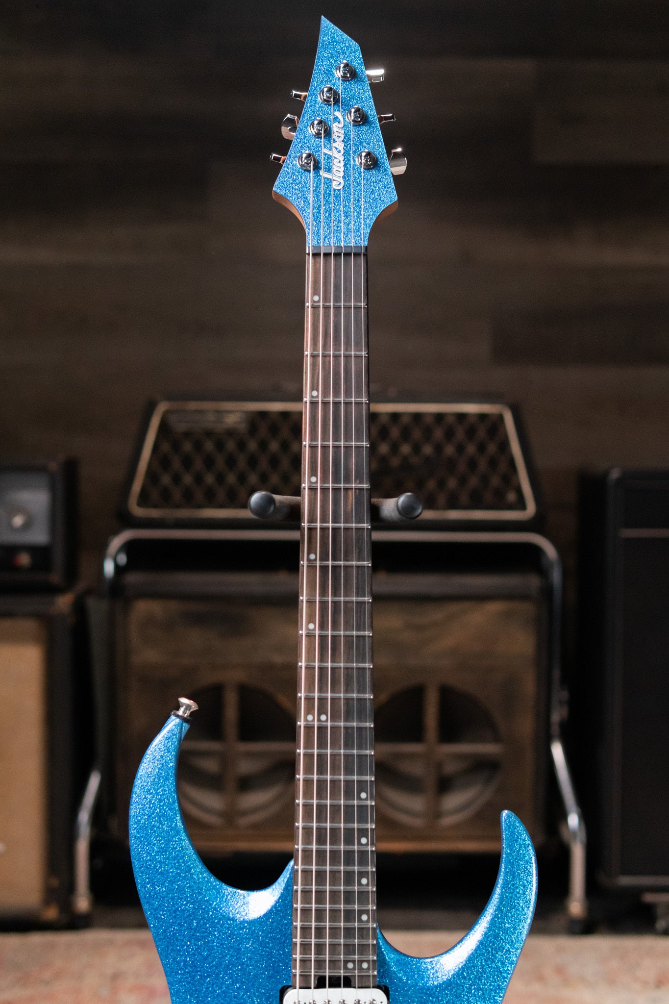 Jackson Pro Plus Misha Mansoor Juggernaut HT6 Electric Guitar - Blue Sparkle