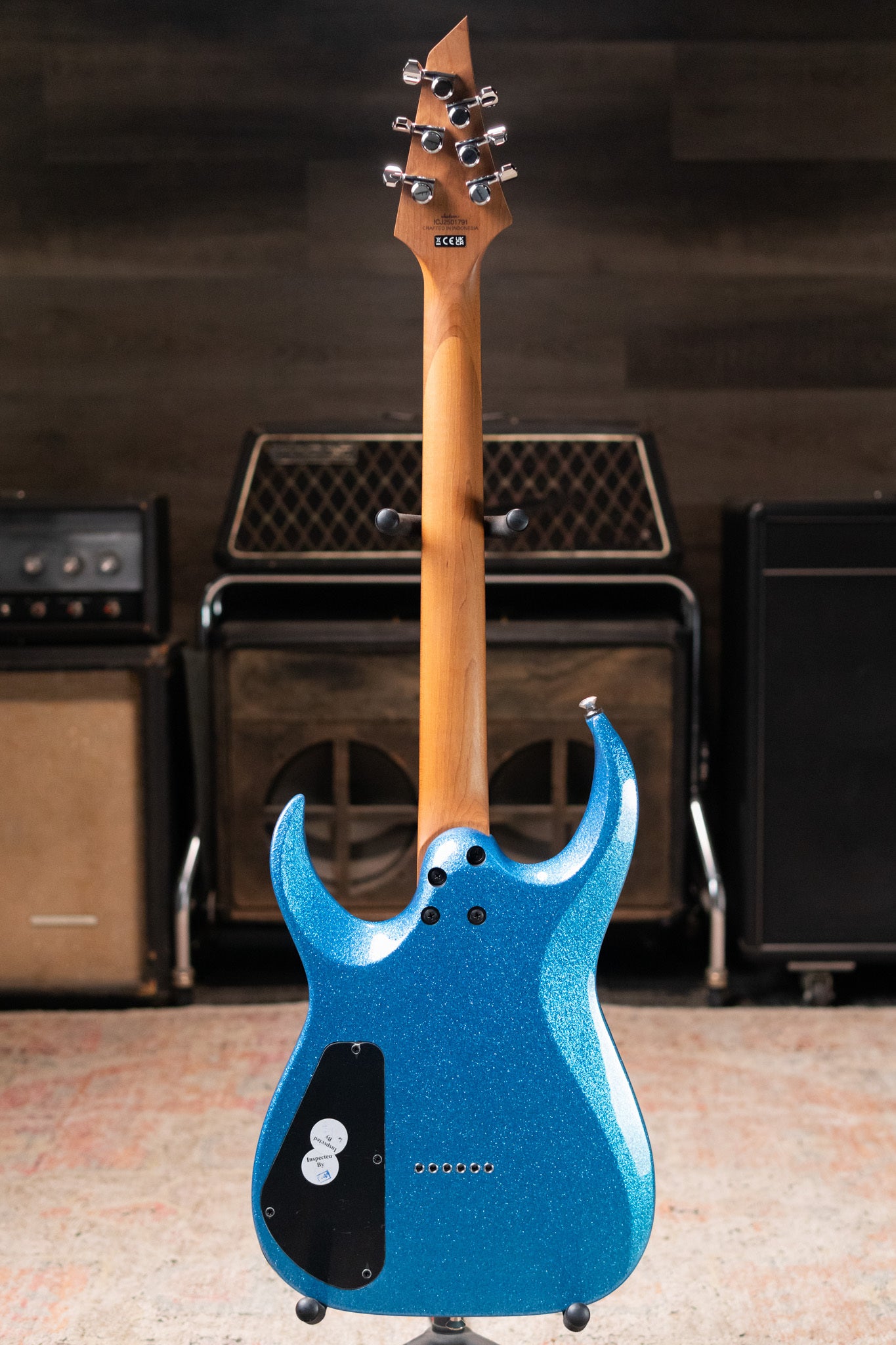 Jackson Pro Plus Misha Mansoor Juggernaut HT6 Electric Guitar - Blue Sparkle