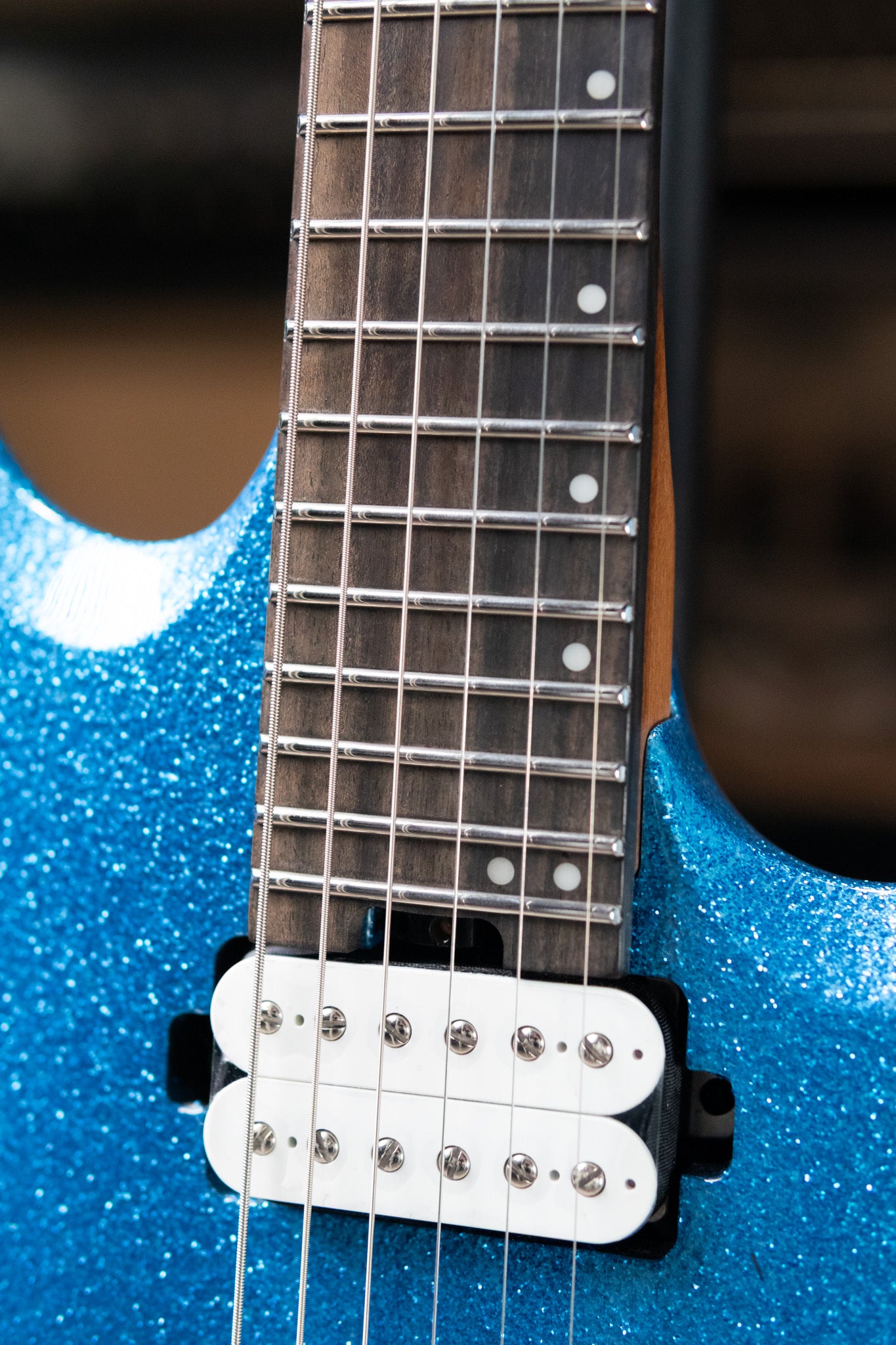 Jackson Pro Plus Misha Mansoor Juggernaut HT6 Electric Guitar - Blue Sparkle