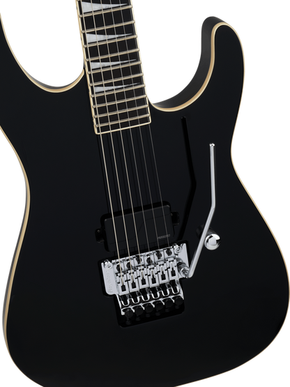 Jackson Pro Plus Pure Metal Limited Edition Soloist SL1A, Ebony Fingerboard - Gloss Black with Gig Bag - Demo
