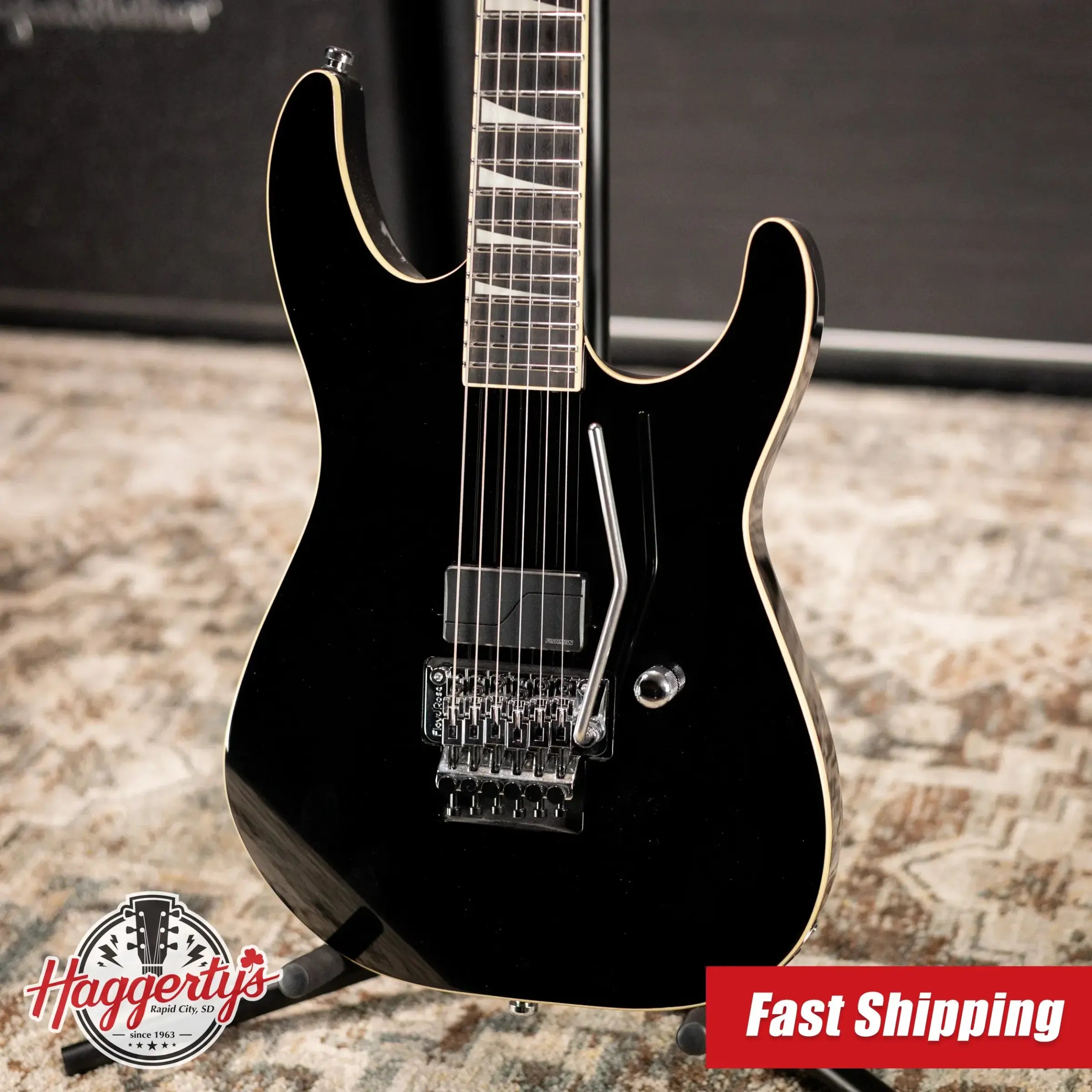 Jackson Pro Plus Pure Metal Limited Edition Soloist SL1A - Gloss Black with Gig Bag - Demo
