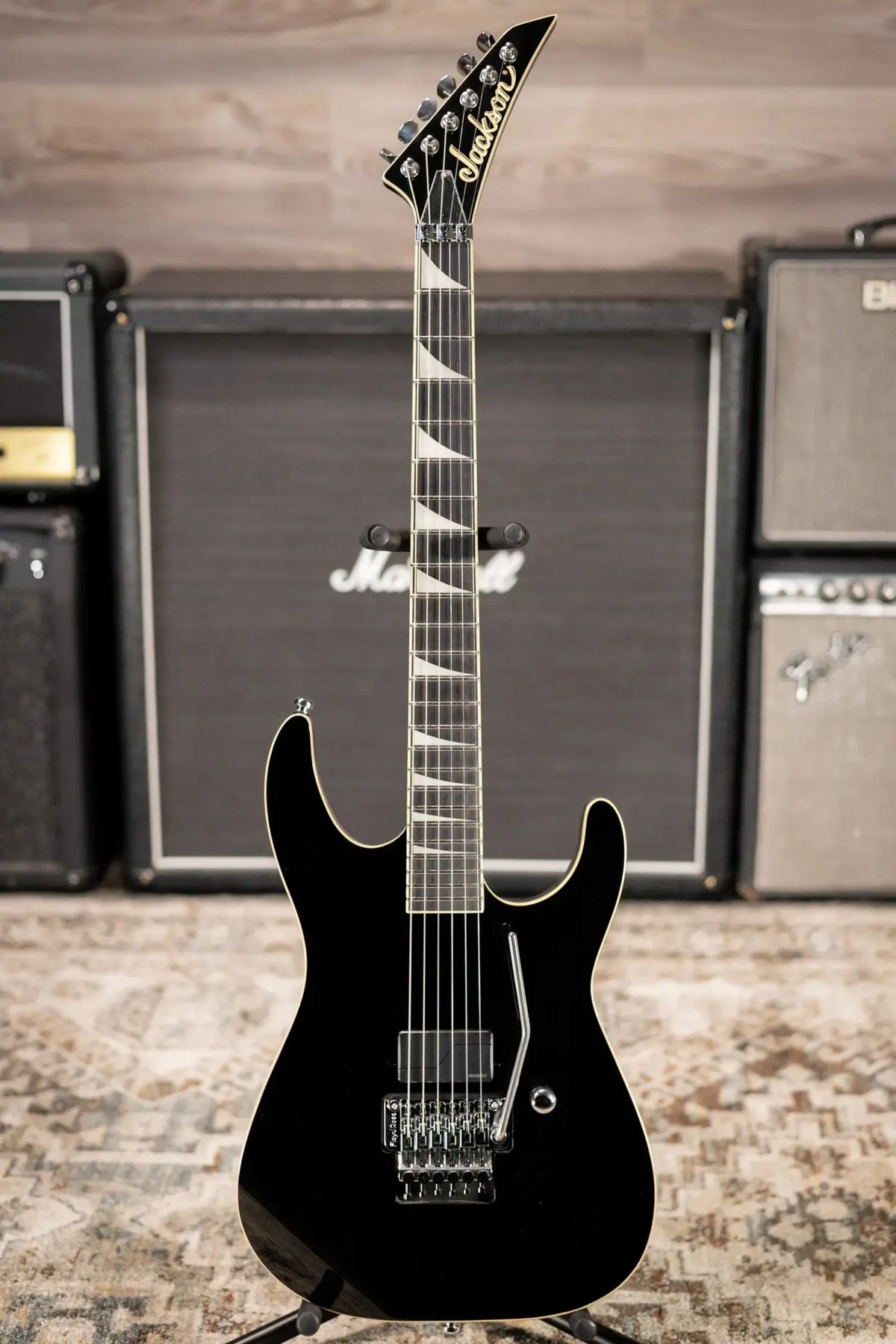 Jackson Pro Plus Pure Metal Limited Edition Soloist SL1A - Gloss Black with Gig Bag