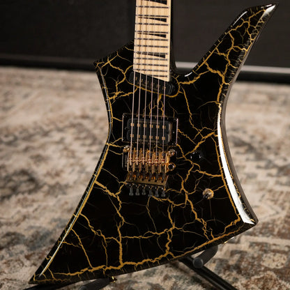 Jackson Pro Plus Series Signature Brandon Ellis Kelly KE27 Electric Guitar - Gold Crackle with Gig Bag