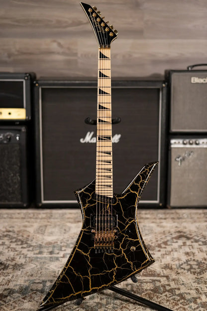 Jackson Pro Plus Series Signature Brandon Ellis Kelly KE27 Electric Guitar - Gold Crackle with Gig Bag