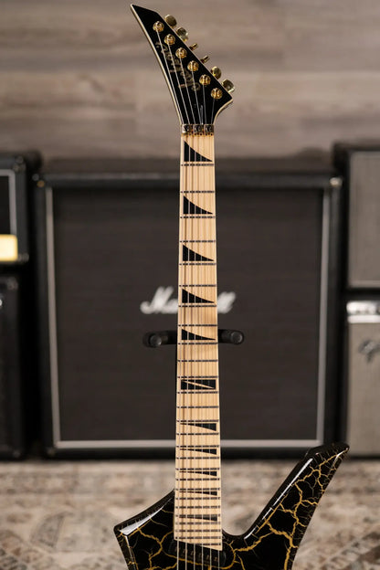 Jackson Pro Plus Series Signature Brandon Ellis Kelly KE27 Electric Guitar - Gold Crackle with Gig Bag