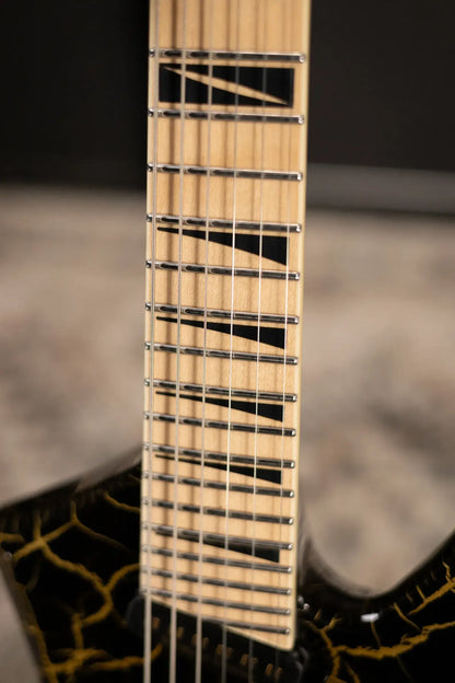 Jackson Pro Plus Series Signature Brandon Ellis Kelly KE27 Electric Guitar - Gold Crackle with Gig Bag