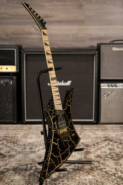 Jackson Pro Plus Series Signature Brandon Ellis Kelly KE27 Electric Guitar - Gold Crackle with Gig Bag