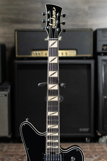 Jackson Pro Series Signature Lee Malia LM-87 Electric Guitar - Open Pore Black with Gig Bag