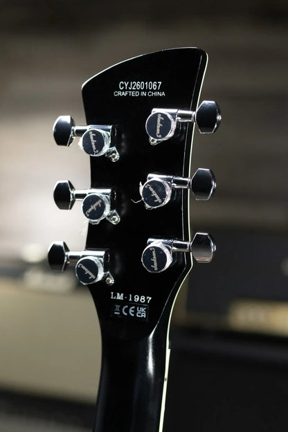 Jackson Pro Series Signature Lee Malia LM-87 Electric Guitar - Open Pore Black with Gig Bag