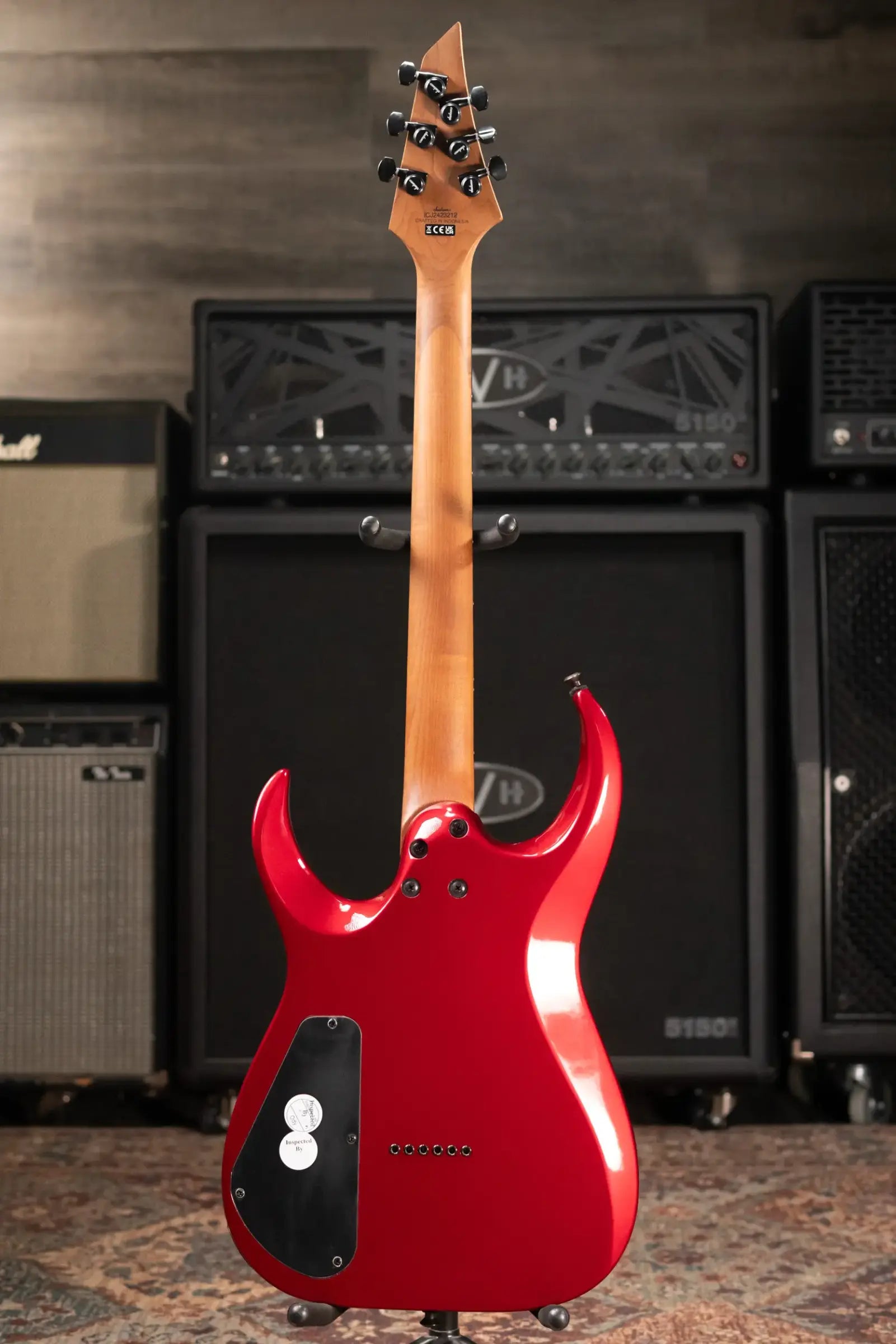 Jackson Pro Series Signature Misha Mansoor Juggernaut HT6 Electric Guitar - Red Crystal with Gig Bag