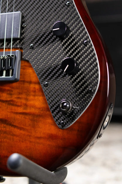 KLOS Custom Series Artemis 24 HH Electric Guitar - Flame Sunburst with Gig Bag