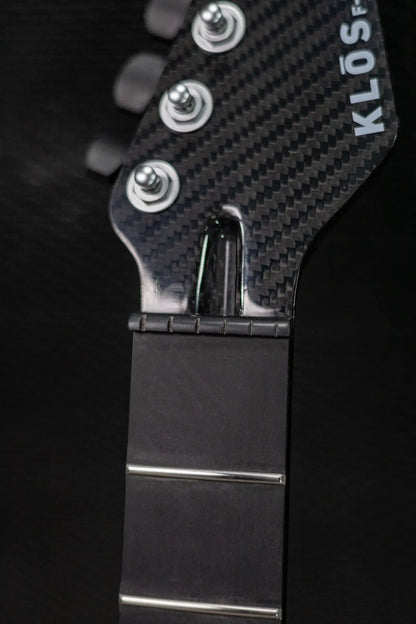 KLOS F-Series Carbon Fiber Tele Neck - 12" Radius - Locking Tuners