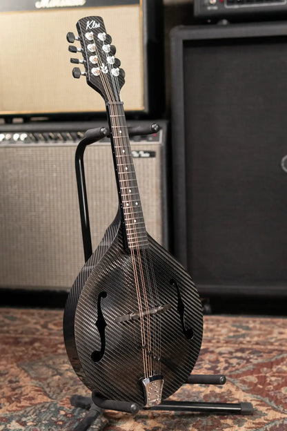 KLOS Full Carbon Deluxe Acoustic/Electric (K&K Pickup) Mandolin with Gig Bag