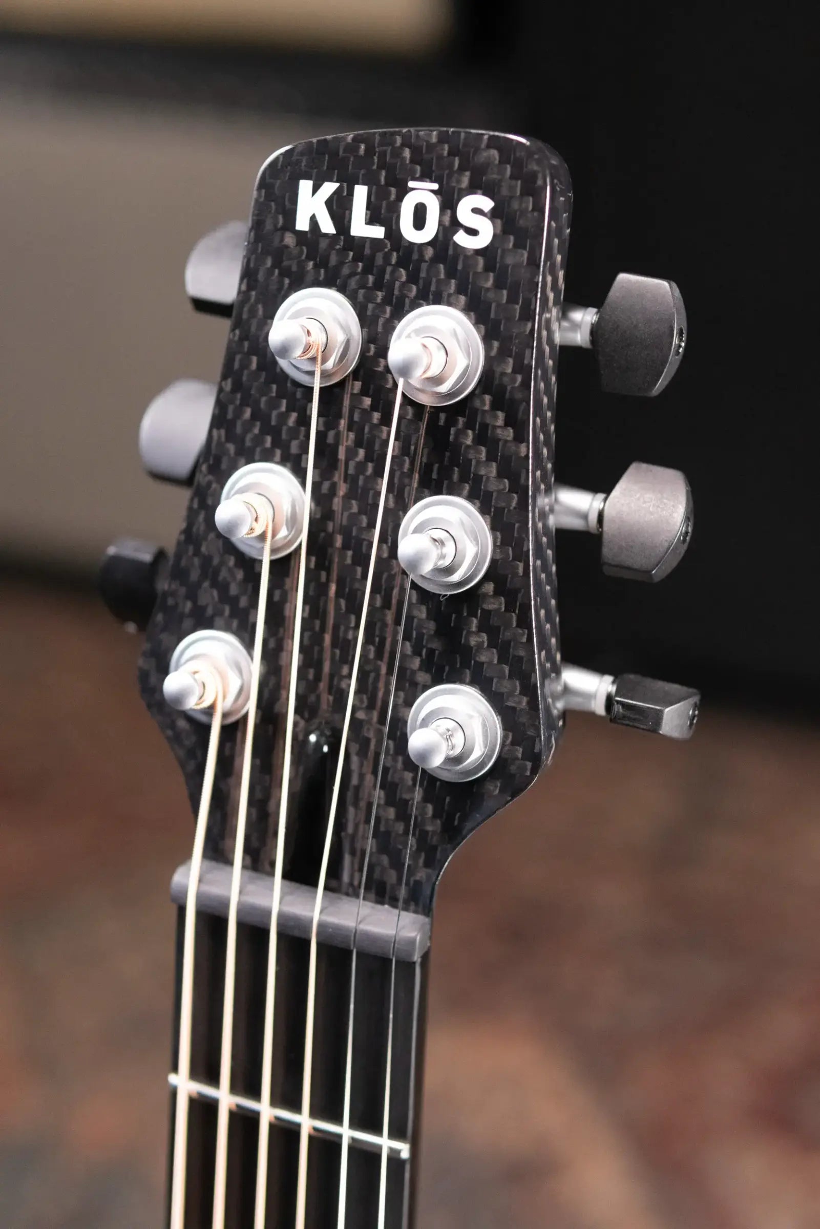 KLOS Full Carbon Travel Guitar DAE Acoustic/Electric - Fishman Presys VT with Gig Bag