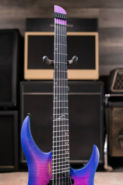 Legator G6FSS-HB Ghost Multi-Scale Electric Guitar - Hyper Nova Blue with Gig Bag