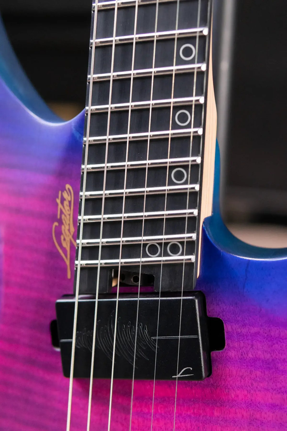 Legator G6FSS-HB Ghost Multi-Scale Electric Guitar - Hyper Nova Blue with Gig Bag