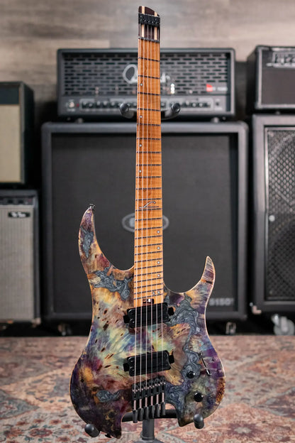 Legator GX6F-CL Ghost Headless Electric Guitar - Coral with Gig Bag
