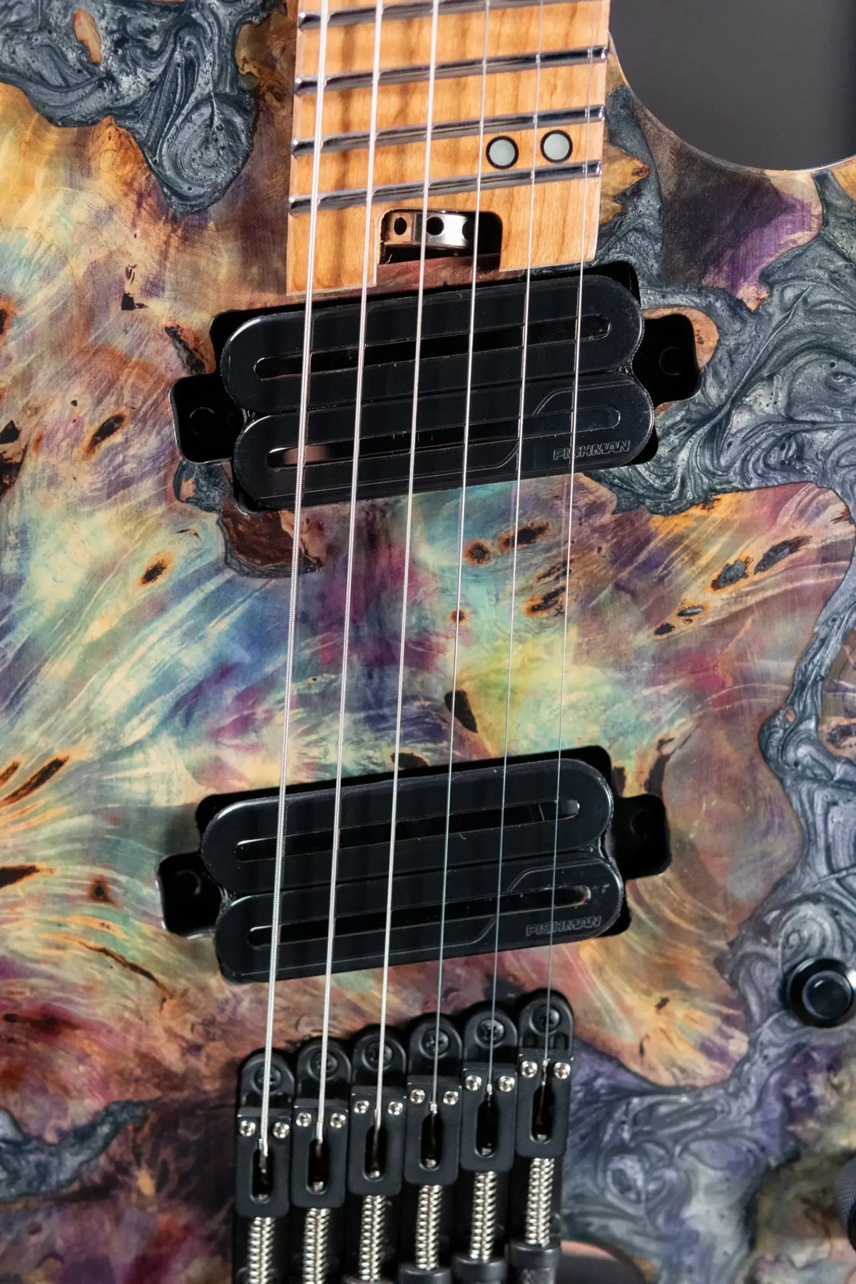Legator GX6F-CL Ghost Headless Electric Guitar - Coral with Gig Bag