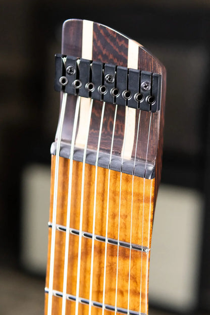 Legator GX8F-MG 8-String Multi-Scale Headless Electric Guitar - Magma with Gig Bag - Floor Model