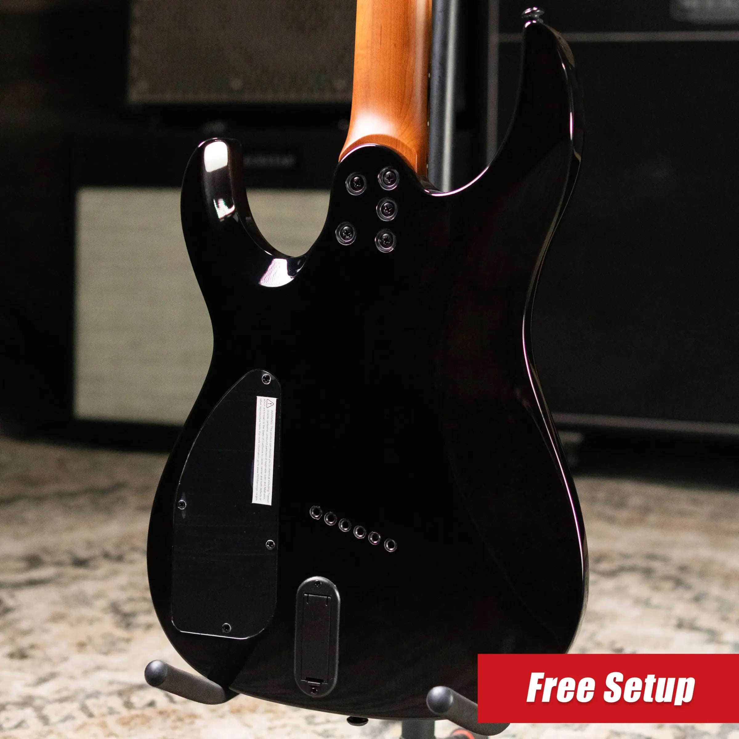 Legator N6FOD Ninja Multiscale Electric Guitar - Jupiter Burst with Gig Bag