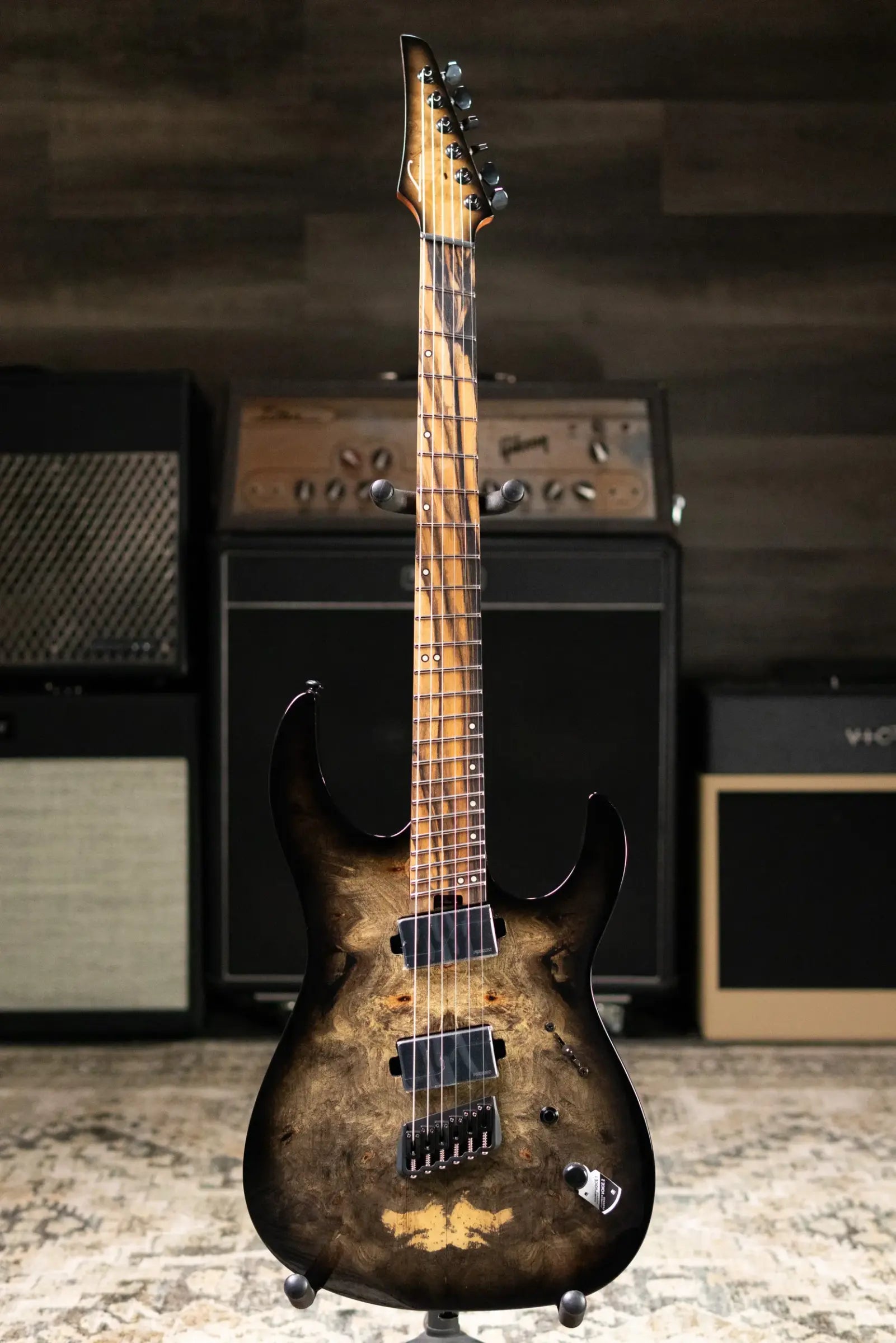 Legator N6FOD Ninja Multiscale Electric Guitar - Jupiter Burst with Gig Bag