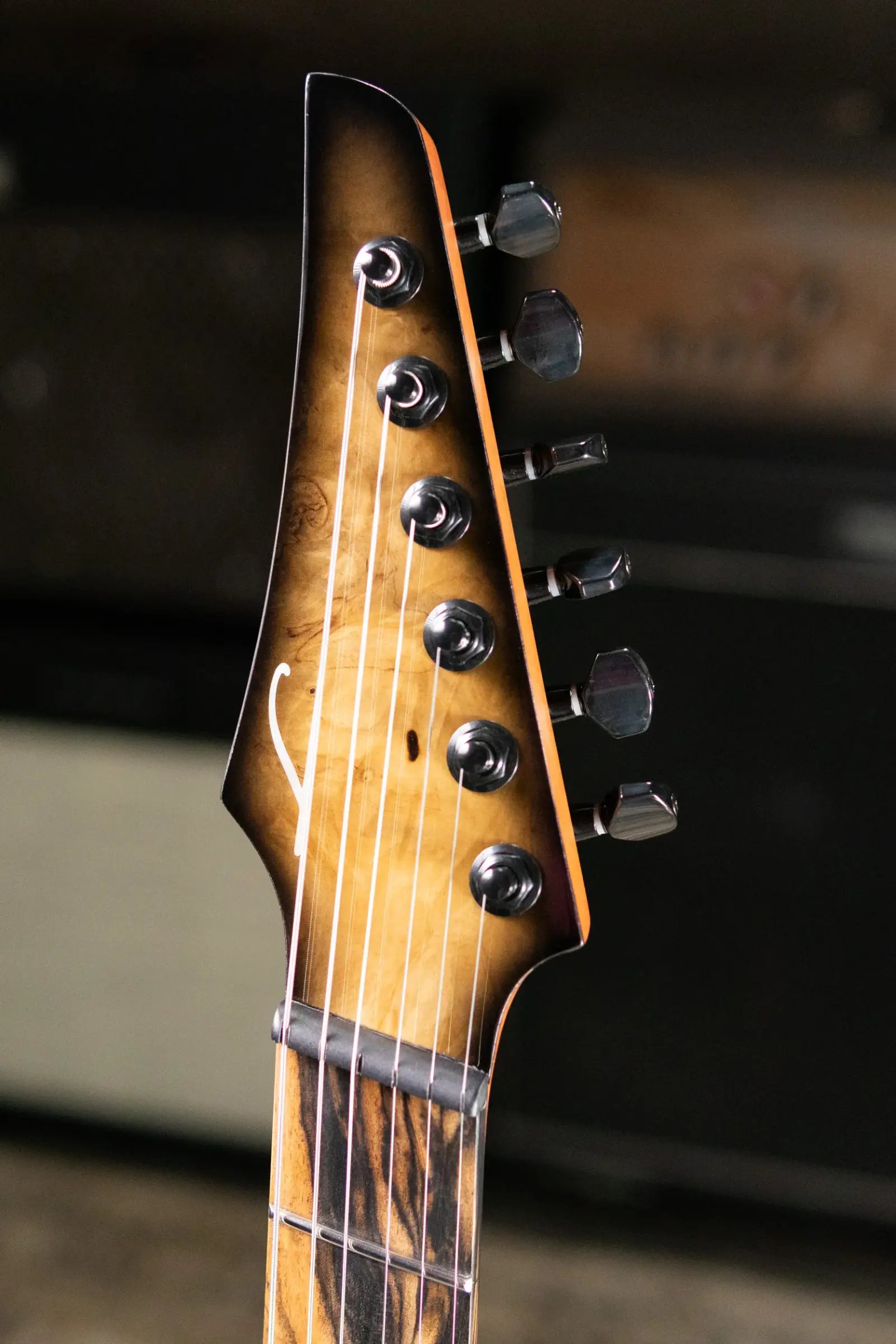 Legator N6FOD Ninja Multiscale Electric Guitar - Jupiter Burst with Gig Bag