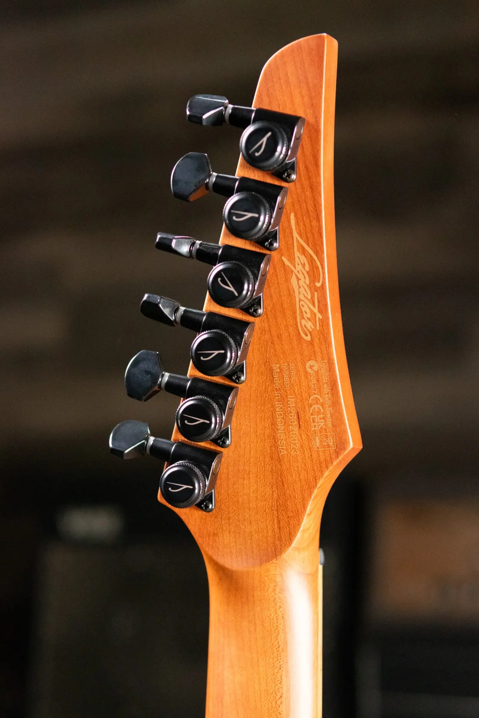 Legator N6FOD Ninja Multiscale Electric Guitar - Jupiter Burst with Gig Bag