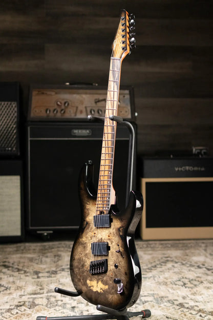 Legator N6FOD Ninja Multiscale Electric Guitar - Jupiter Burst with Gig Bag