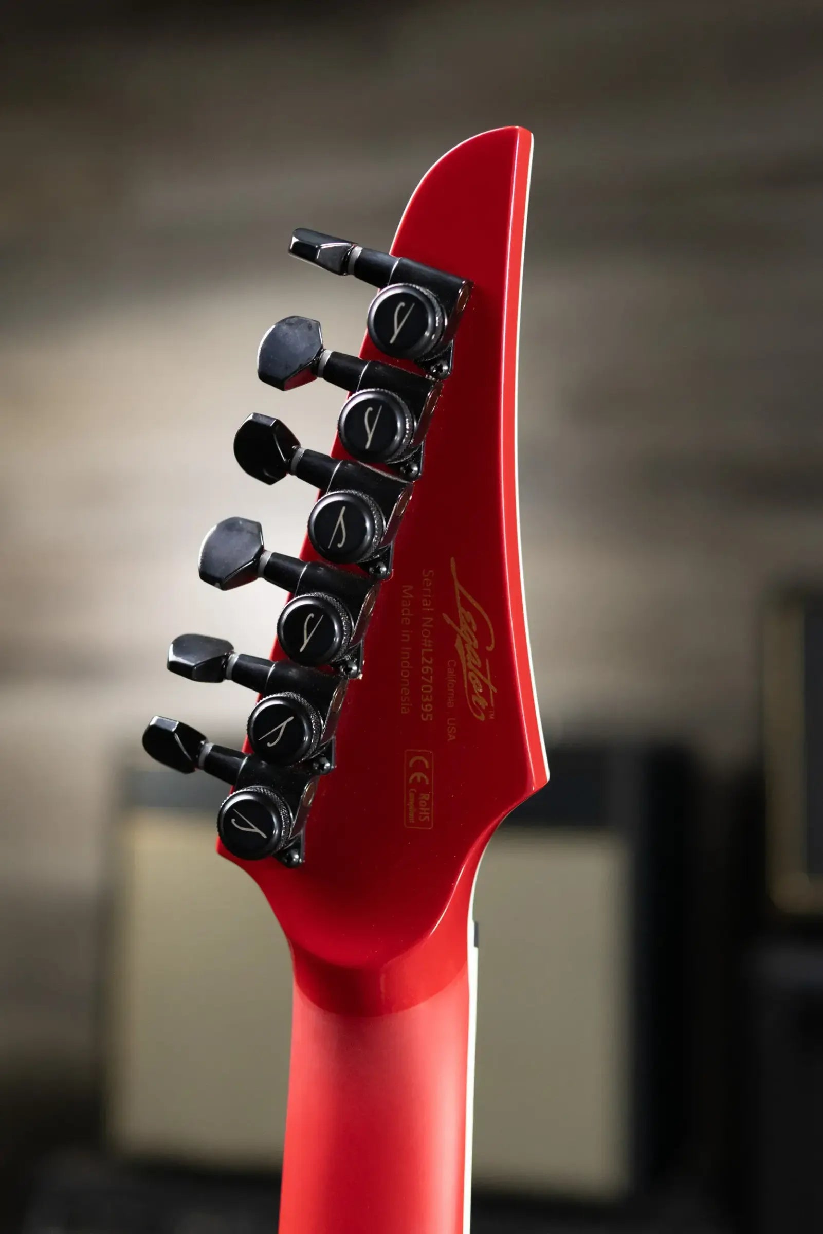 Legator N6SS Ninja Bolt-On Electric Guitar - Gloss Red
