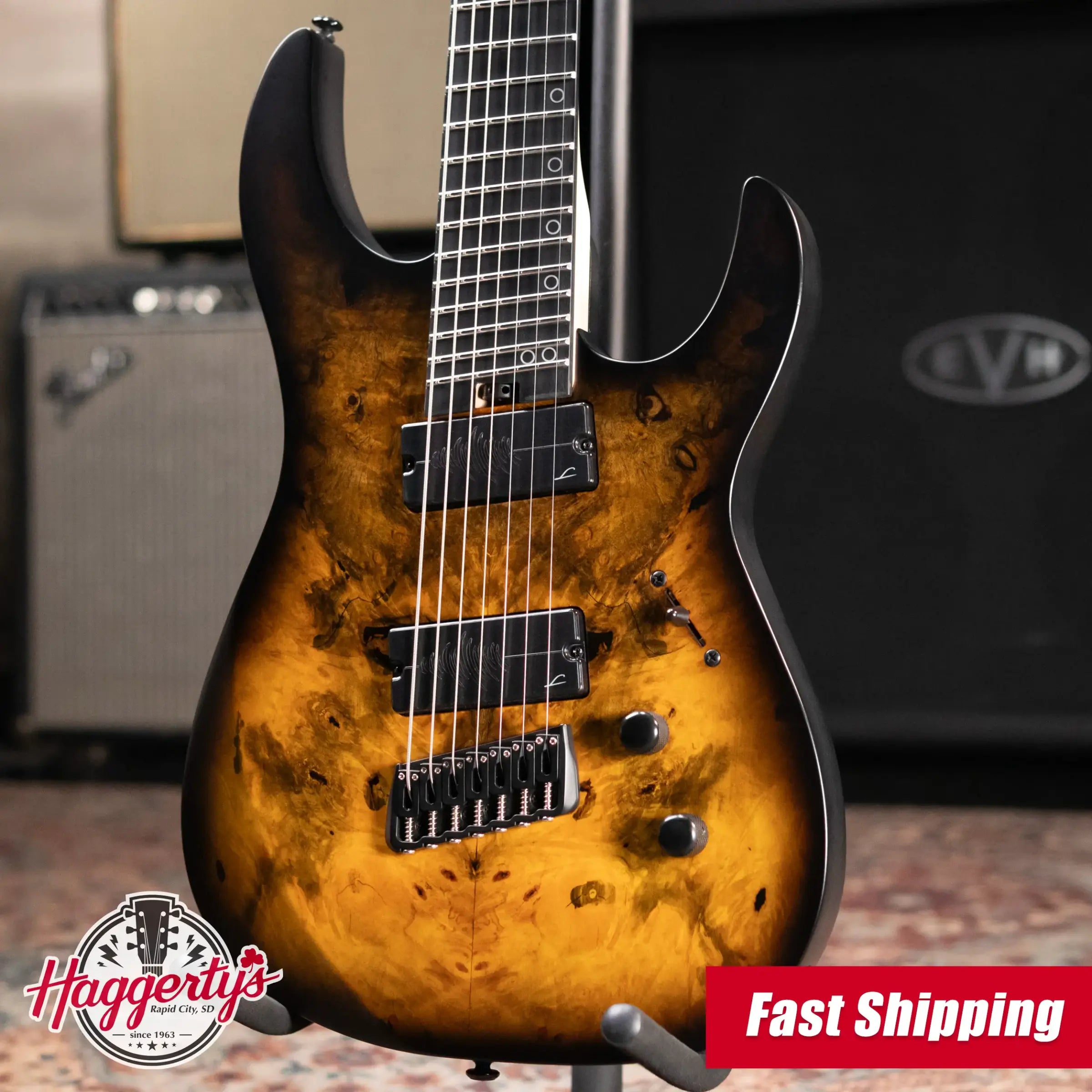 Legator N7FSS-DV Ninja 7-String Electric Guitar - Death Valley